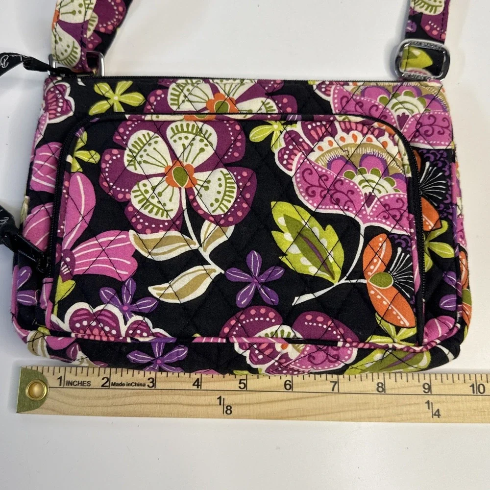 Vera Bradley Little Hipster Crossbody Bag In Retired Pirouette Pink